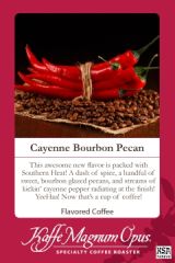 Cayenne Bourbon Pecan Flavored Coffee